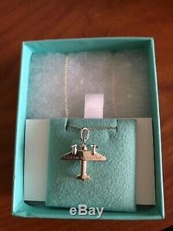 tiffany and co airplane necklace