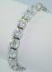 10 Ct Round Cut Simulated Diamond Tennis Bracelet White Gold Plated 925 Silver