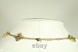 10 clover cluster necklace
