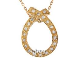 10k or 14k Gold Beautiful White CZ Accented Contemporary Design Circle Pendant