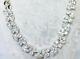 18k White Gold Gf Necklace Made With Swarovski Crystal Simulated Diamond Bridal