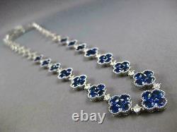 22.02 Ct Oval Simulated Sapphire 925 Silver Gold Plated Love Necklace