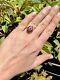 4ct Marquise Cut Simulated Red Garnet Halo Women's Ring 14k Yellow Gold Plated