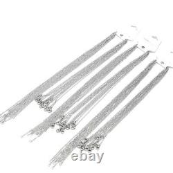500pcs Wholesale Stainless Steel Silver Tone Necklace for DIY Jewelry Chains