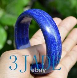 59mm Rare Natural Lapis Lazuli Gemstone Bangle Bracelet