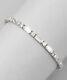 5ct Round & Baguette Cut Simulated Diamond Tennis Bracelet 14k White Gold Plated