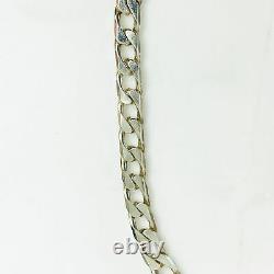 925 Sterling Silver Cuban Link Necklace 18