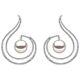 925 Sterling Silver Earrings Cubic Zirconia Handmade Jewelry Dangle Drop Pearl