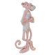 925 Sterling Silver Pink Panther Customized Round Pendent Beautiful