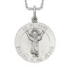925 Sterling Silver Vintage Divino Nino Medal Divine Infant Jesus Jewelry