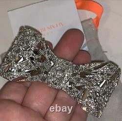 Alexis Bittar Crystal Bow Cuff Bracelet NWOT
