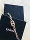 Authentic Chanel Gold Logo Hoop Bracelet / Authentic (nib)