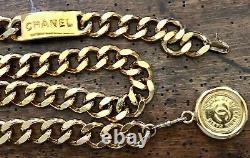 Authentic CHANEL Vintage CC Gold Necklace Or Belt -Rare-EXCELLENT CONDITION