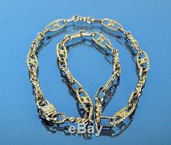 Authentic Celine Paris Gold Tone Chain Necklace Chain Accessories Jewelry Used