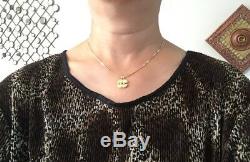 Authentic Chanel Charm Pendant Necklace Made in France