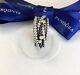 Authentic Pandora Silver 14k Gold Diamond Entangled Beauty Ring Size 56 #190242d