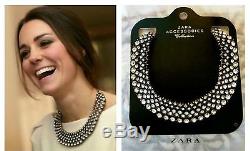 Authentic Zara Beautiful Collar Bib Dress Necklace New 1856 240
