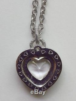 BEAUTIFUL BRAND NEW Judith Ripka Stone Heart Pendant