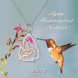 BEAUTIFUL Necklaces for Women HUMMINGBIRD Necklace Sterling Silver Chain Pendant