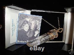 BEAUTY and THE BEAST TV CRYSTAL ANNIVERSARY NECKLACE 14KT Gold Filled Adjustable