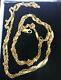 Beautiful 18k Gold 30 Twist Style Chain Necklace 7.4gms With Lobster Clasp