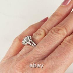 Beautiful! Diamond Cluster Halo Engagement Ring Right Hand Fashion 1.00 TCW 14k