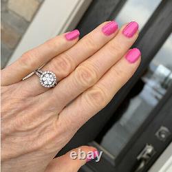 Beautiful! Diamond Cluster Halo Engagement Ring Right Hand Fashion 1.00 TCW 14k