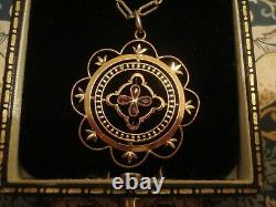 Beautiful & Finely Crafted Antique Edwardian Rolled Gold Pendant Necklace