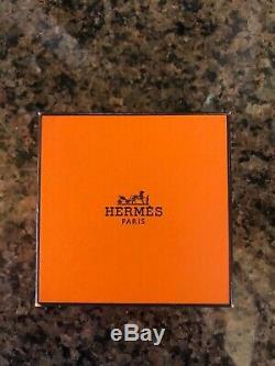 Beautiful Hermes Printed Enamel Bracelet Torana Elephant Extra Wide 65
