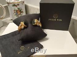 Beautiful Julie Vos Gold Cuff Labradorite