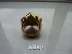 Beautiful Lalique Crystal Nude Female Ring