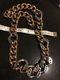 Beautiful Lanvin Crystal Chain Link Necklace Gourmette Made In France