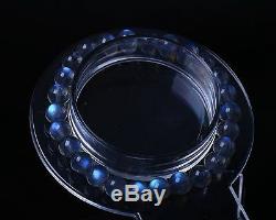 Beautiful Quality Natural Moonstone Blue Light Crystal Beads Bracelet 7.5mm