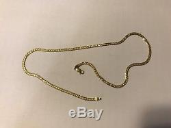 Beautiful Solid 14K Gold Women's Necklace 5.2 grams 15 inches Not Scrap