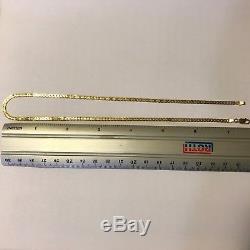 Beautiful Solid 14K Gold Women's Necklace 5.2 grams 15 inches Not Scrap