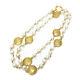 Chanel Cambon Pearl Medallion Cc Logos Necklace Pendant Authentic Gold-tone
