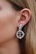 Chanel Lovely Drop Clip On Earrings With Cc Logo And Rhinestones