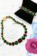 Chanel Rare And Beautiful Set (necklace And Bracelet) Made Of Glass Paste