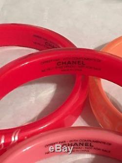 CHANEL Rouge Coco Set Of 4 Bangles VIP Beauty Counter Gifts New