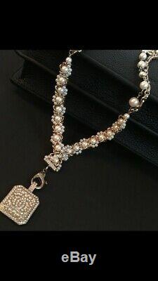 Chanel CC Twisted Pearl Long Necklace Box A BEAUTIFUL PIECE