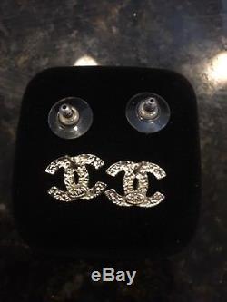 Chanel Cc Logo Earrings Small Size Guaranteed Authentic EUC Beautiful Condition