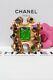 Chanel Exceptional Cuff Bracelet In Gilded Metal And Multicolor Glass Paste