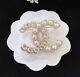 Chanel Round Drill Pearl Cc Brooch Beautiful To Explode