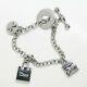 Christian Dior Beauty Charm Bracelet Silver Tone 7 Inch Pre-owned