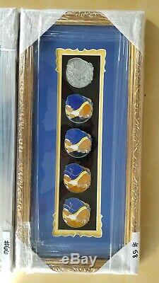 D23 WDI Profile Progression Pin Frame Set Le 5 Beast Beauty and the Beast