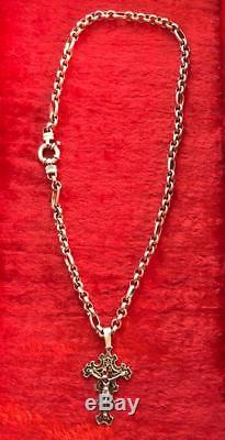 DOLCE & GABBANA Beautiful Necklace Silver gold plated RARE & VINTAGE