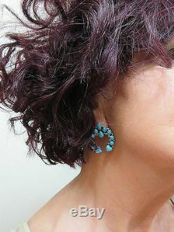 DON LUCASSleeping Beauty TurquoiseSW Style NAJA925 Earrings with Hearts
