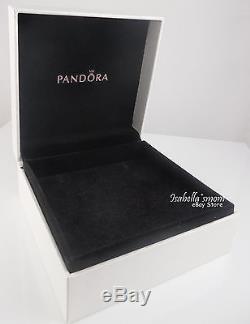 Disney BEAUTY AND THE BEAST Genuine PANDORA Silver BANGLE Bracelet 8.3/21cm NEW