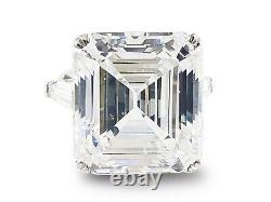 Elizabeth Taylor Inspired Ring 925 sterling Silver 35ct Asscher 3 Stone Jewelry