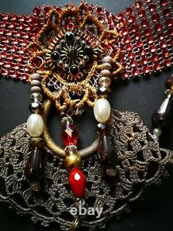 Fashion jewelry woman jewel necklace collier choker design jewellery runaway set